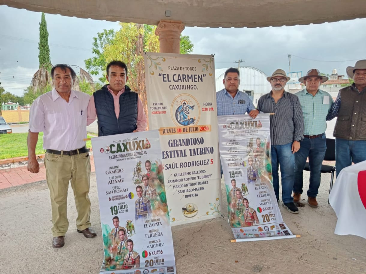 Presentan actividades taurinos de Feria en Caxuxi